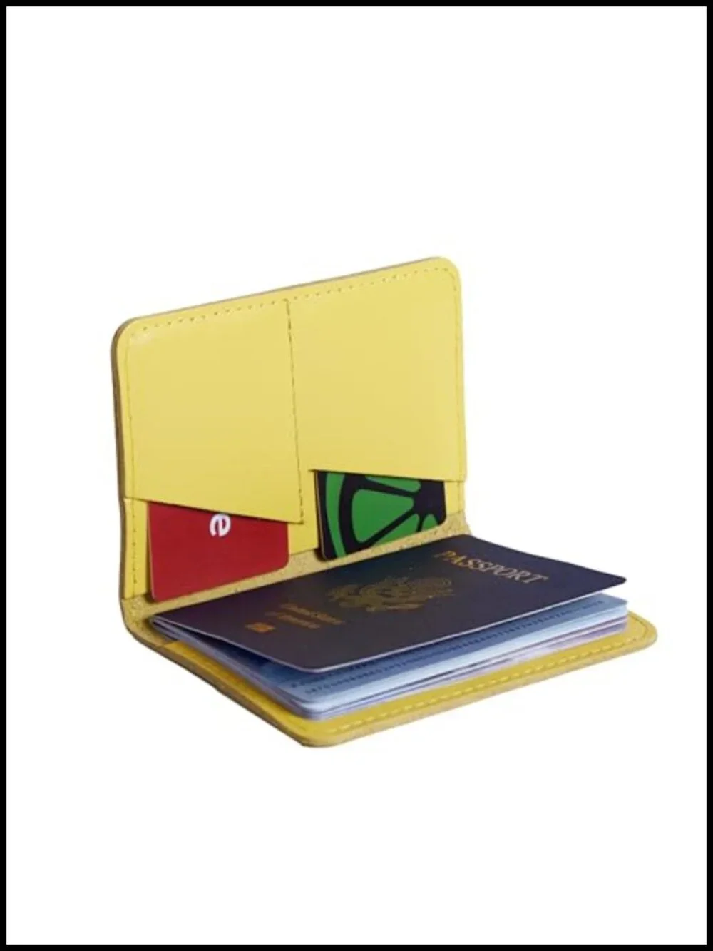 Genuine Leather Passport Holder for Travel Men Women Sleeve Protector Wallet